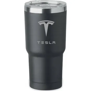 Termohrnek Termohrnek s dvojitou stěnou 500ml Tesla Černý do auta dárek