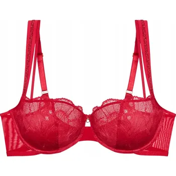 Dámské spodní prádlo Triumph podprsenka s měkkými košíčky červená velikost 75C