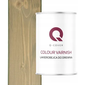 Lak na dřevo Lazurovací lak Q-COVER 1 l béžová, hnědá, žlutá satén