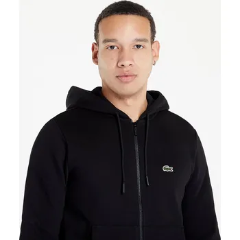 Pánské oblečení Mikina LACOSTE Sweatshirt Black 5