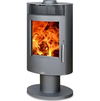 Krbová kamna Krbová kamna ABX Tartu 5 otočný, šedý plech