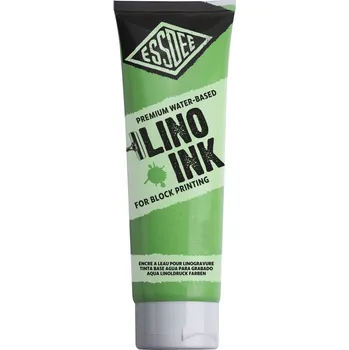 Výtvarná barva Essdee Block Printing Ink Barva na linoryt Fluorescent Green 300 ml