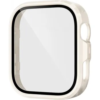 VSECHNONAMOBIL 109739 PC FULL COVER Plastový kryt se sklem pro Huawei Watch Fit 4 Pro IVORY WHITE