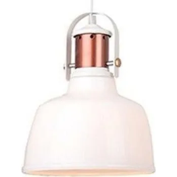 Závěsné svítidlo AZzardo Darling 1 white glass AZ2143 E27 1x40W IP20 22cm bílé