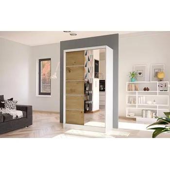 Ložnice Falco Skříň Diem III 100 - bílá/dub artisan