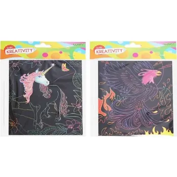 omalovánky Vyškrabovací obrázek 18x14,5cm [A]