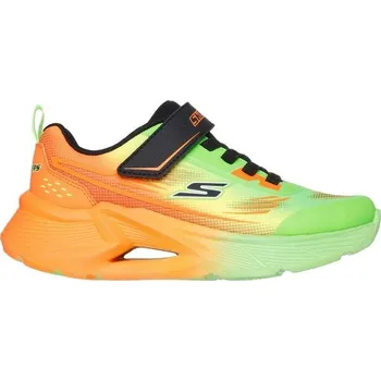 Dívčí tenisky Dětské volnočasové boty Skechers TIDAL-TECH 32 Světle zelená, Oranžová, Černá
