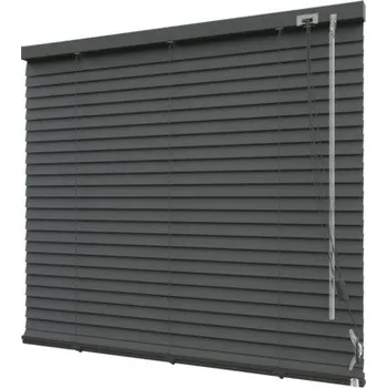 Žaluzie Hliníková žaluzie SOLUNA DIM-OUT břidlicová 160x170 cm, o 20 % více lamel