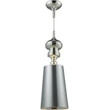 Závěsné svítidlo AZzardo Baroco 1 pendant silver AZ0307 E27 1x15W IP20 25 cm stříbrné