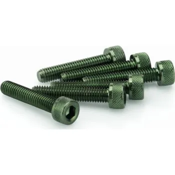 Motodoplněk Šrouby PUIG ANODIZED 0185V zelená M5 x 25mm (6ks) 0185V