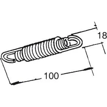 Nářadí na motocykly BUZZETTI Dvojitá pružina pro centrální stojan - Kymco 8723