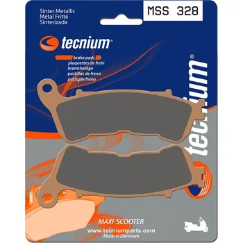 Nářadí na motocykly Brzdové destičky TECNIUM Maxi Scooter Sintered Metal - MSS328 MSS328