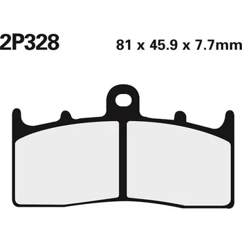 Nářadí na motocykly Brzdové destičky NISSIN Street /Off-Road Sintered Metal - 2P-328ST 2P-328ST