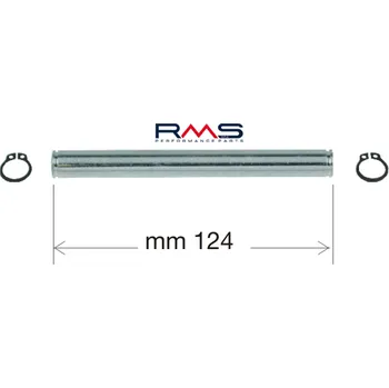 Sada pružiny a kolíku centrálního stojanu RMS 121619190 PIAGGIO/VESPA Quartz 50 1992-1997