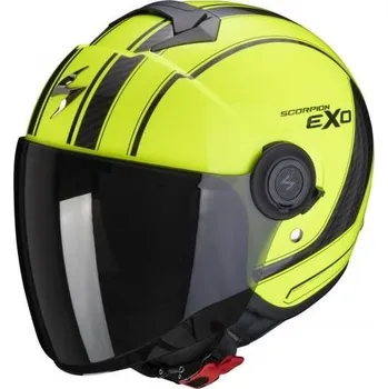 Helma na motorku Moto přilba SCORPION EXO-CITY SCOOT neonově žluto/černá (Velikost: XXL) MCF_14883