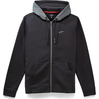 Pánská mikina ALPINESTARS (CASUALS) HOOD ZIP ROBUST ČERNÝ (1230-53150-10XL) (Velikost: 2XL) 1230-53150-10XL