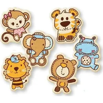 Čokoláda Günthart Zvířátka z bílé čokolády 6ks