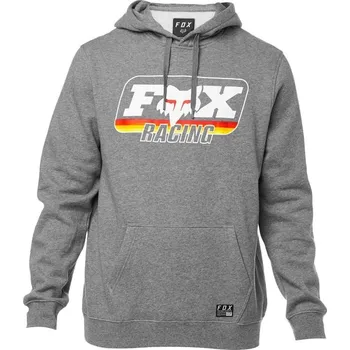 Pánská mikina FOX Throwback Pullover Fleece, Heather Graphite, LFS18F (22046-185-MASTER) (Velikost: M) 22046-185-MASTER