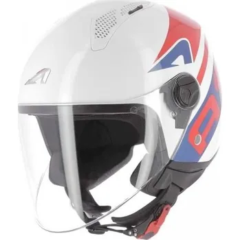 Motodoplněk Moto přilba ASTONE MINIJET LINK navy červená MCF_12726