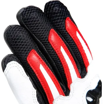 Moto rukavice DAINESE MIG 3 UNISEX černo/bílo/lava červené 2H33047525