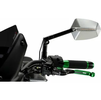 Zrcátko pro motocykl Zpětné zrcátko PUIG GTI 016ND černá / eloxovaný hliník levý HONDA CB 500 X 2013-2026