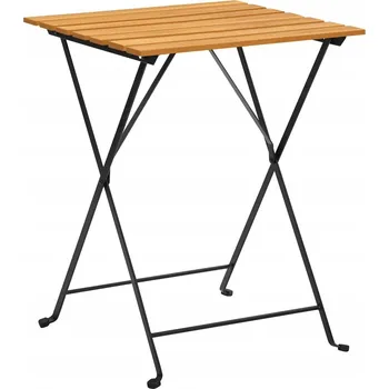 Konferenční stolek Bistro stolek, 55x54x71 cm, masivní akáciové dřevo