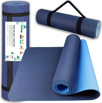 podložka na cvičení Podložka na cvičení KIK 180 cm x 60 cm modrá