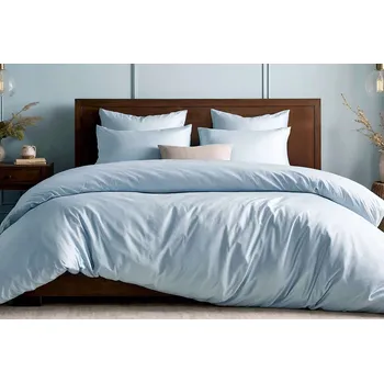 Povlečení DARRÉ Bavlněné povlečení Jednobarevné perkálové - ledově modré Velikost: 140 x 200 + 70 x 90