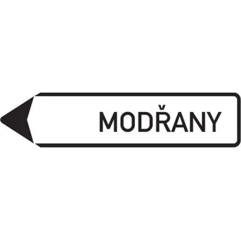 Dopravní značka Dopravní značka IS4c - Směrová tabule