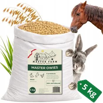 Krmivo pro hlodavce KRMNÝ OVES ZRNO KRMIVO KRMIVO NA ŠROT PRO KRÁLÍKY A HLODAVCE 5 KG