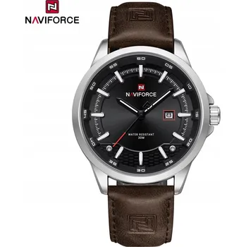 Hodinky Hodinky NAVIFORCE OK - 38634 - Hnědá/Černá/Stříbrná KP-38634
