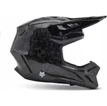 PŘILBA FOX V3 RS CARBON SOLID BLACK M