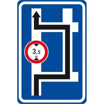 Dopravní značka Dopravní značka IS9d - Návěst před křižovatkou