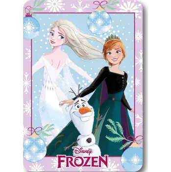 Dětská deka EU Dětská deka FROZEN Holiday Christmas polar fleece 100x140cm
