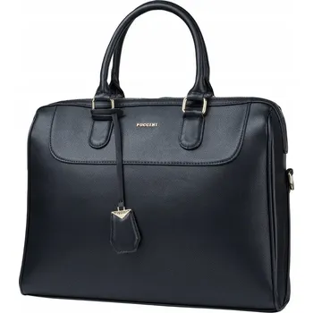 Kabelka Taška Na Notebook Dámská aktovka do práce 14'' PUCCINI Černá BAXP0026 1