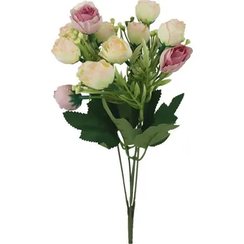 umělá květina Umělá kytice růží X8169-05