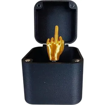 Dekorační žertovná krabička s vyskakovacím gestem 5 x 5 x 5 cm Vtipná překvapivá dekorace