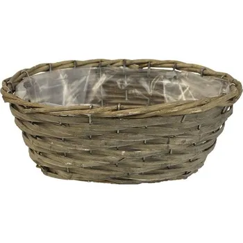 Květináč Květináč ovál šedý P0991/1