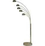 Azzardo Palp stojací lampa 5x E14 40W bez zdroje 210cm IP20, bronzová patina