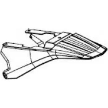 Dětská tříkolka Zadní blatník TORROT BE93500TT-CNC-1 bílá KIDS TORROT SUPERMOTARD TWO 2019-2026