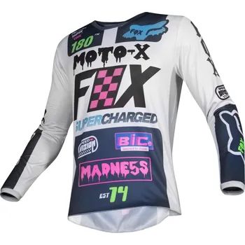 Moto dres FOX 180 Czar Jersey, Light Grey MX19 (21730-097-MASTER) (Velikost: M) 21730-097-MASTER