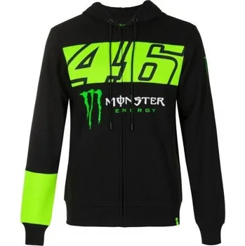 Pánská mikina Mikina Valentino Rossi VR46 fleece MONSTER černá 397604 (Velikost: M) MCF_14156