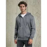 Sinsay - Mikina na zip s kapucí - šedá - 469HL-9MM - 469HL-9MM-S