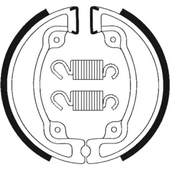 Nářadí na motocykly Organické brzdové čelisti TECNIUM Scooter - BA203 BA203