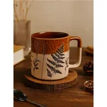 Sinsay - Hrnek s potiskem rostlin - hnědá - 219GI-88X - 219GI-88X-ONE