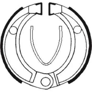 Nářadí na motocykly Organické brzdové čelisti TECNIUM Street/Off-Road/ATV - BA043 BA043