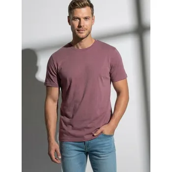 Pánské tričko Sinsay - Bavlněné tričko Basic - světle fialová - 291HL-34X - 291HL-34X-XS