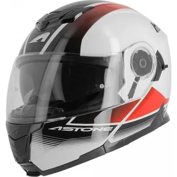 Helma na motorku Moto přilba ASTONE RT1200 VANGUARD bílo/černo/červená (Velikost: XS) MCF_10419