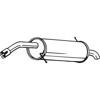 Tlumič výfuku Zadní tlumič výfuku, 154-479