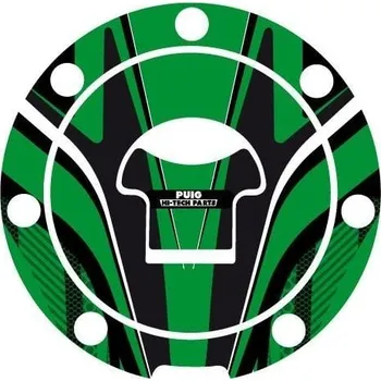 Motodoplněk Ochranné nálepky na víčko nádrže PUIG RADIKAL 6308V zelená 6308V